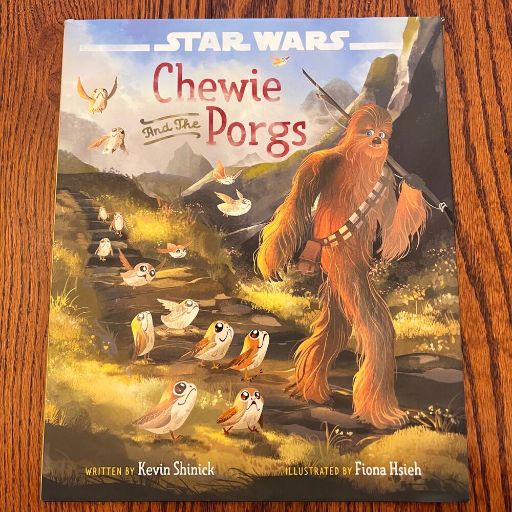 Star Wars: The Last Jedi Chewie and the Porgs Hardcover - Kevin Shinick